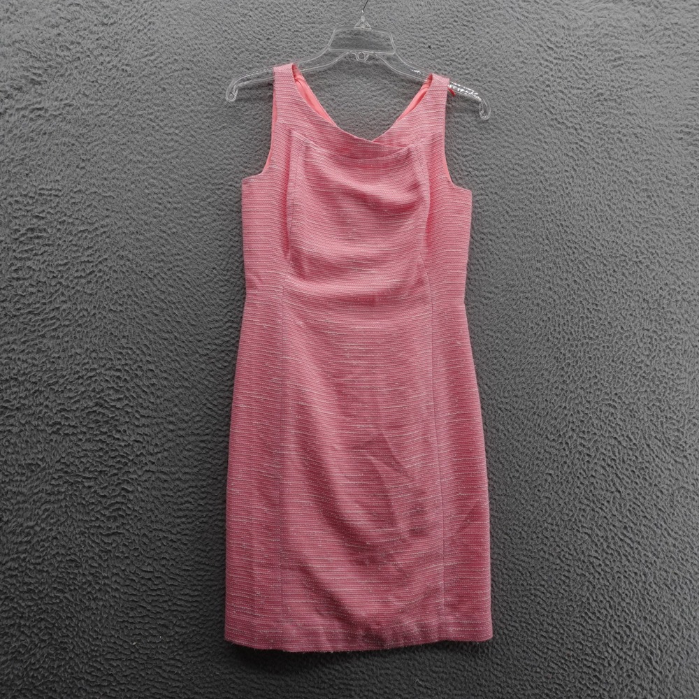 Lilly Pulitzer Patt Sparkle Pink Swirly Boucle Dress‎ Women's Size 2 Pink Shift
